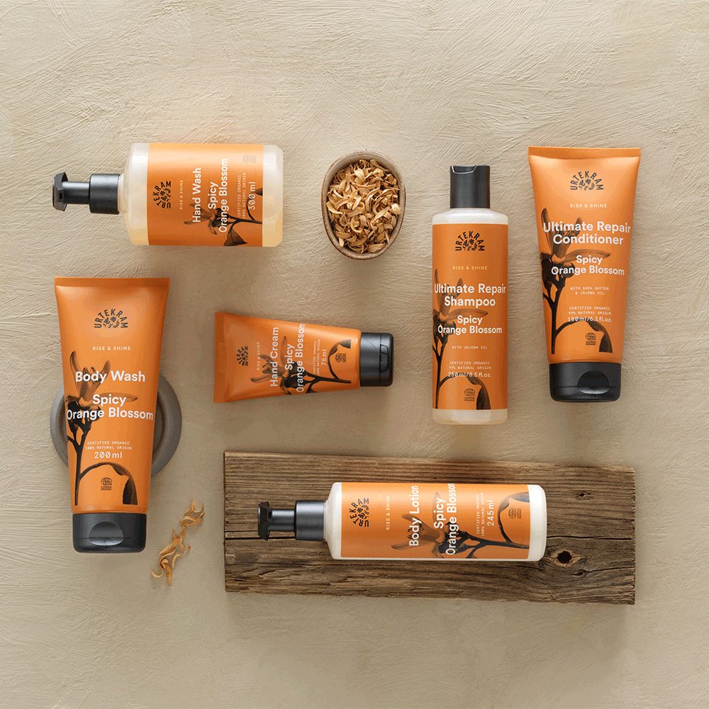 Bild: Urtekram Spicy Orange Blossom Repair Shampoo