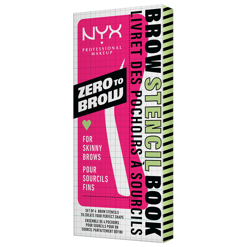 Bild: NYX Professional Make-up Zero To Brow Stencil Thin Brow 01