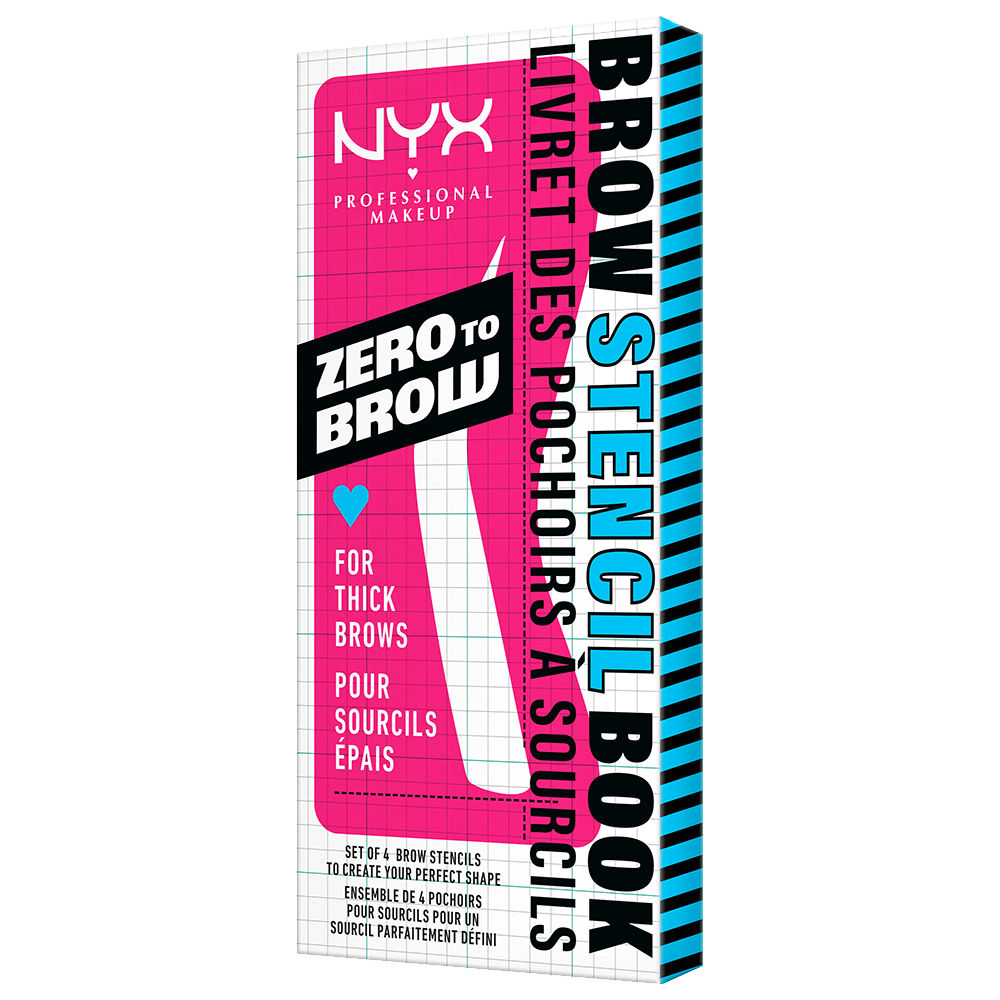 Bild: NYX Professional Make-up Zero To Brow Stencil Thick Brow 02