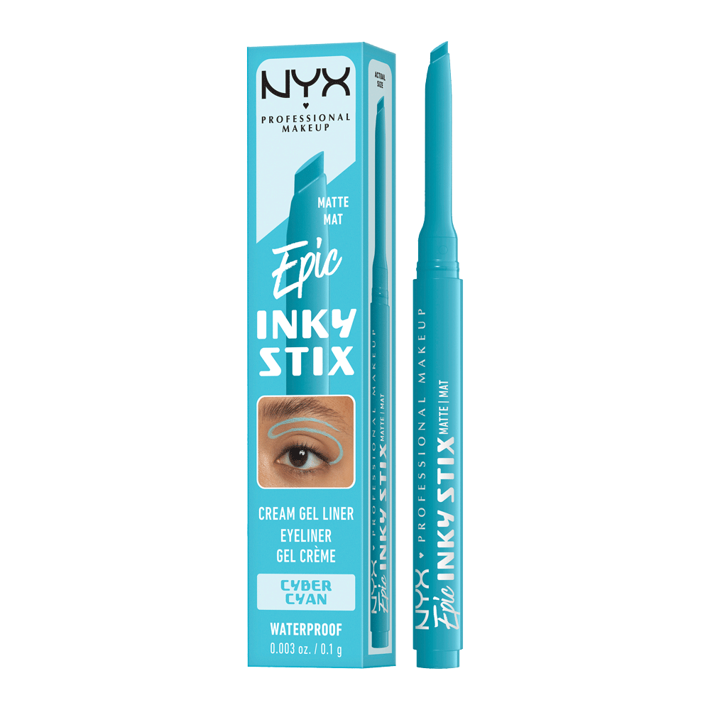 Bild: NYX Professional Make-up Epic Inky Stix Cream Gel Eyeliner Cyber Cyan 7