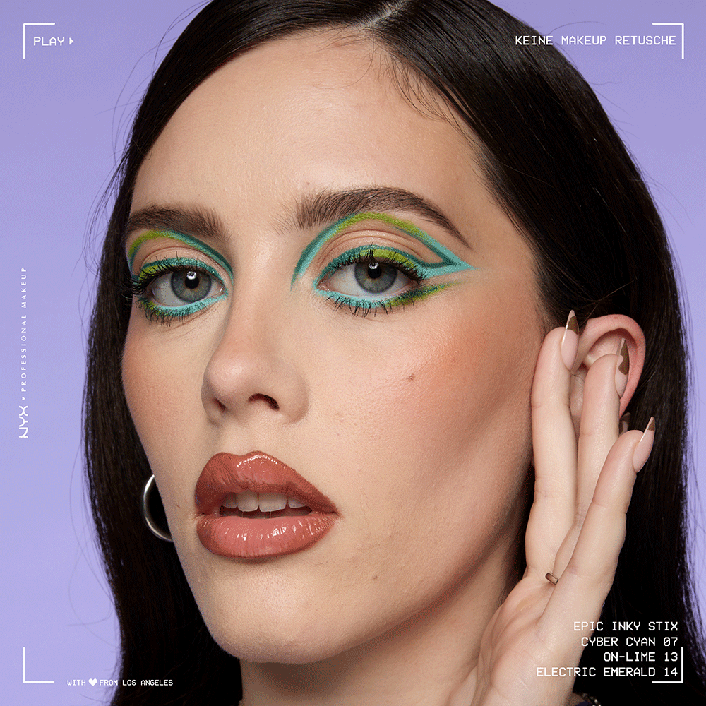Bild: NYX Professional Make-up Epic Inky Stix Cream Gel Eyeliner Cyber Cyan 7