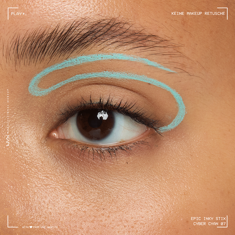 Bild: NYX Professional Make-up Epic Inky Stix Cream Gel Eyeliner Cyber Cyan 7