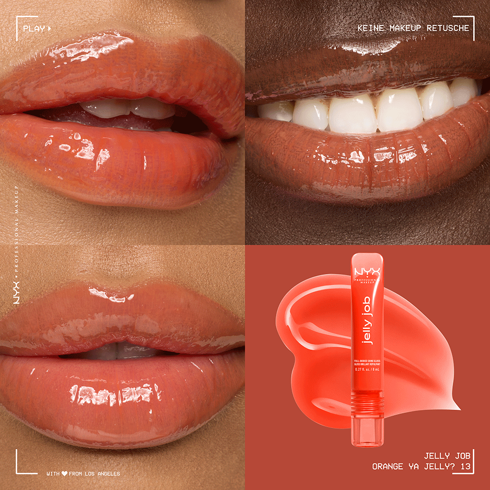 Bild: NYX Professional Make-up Jelly Job Lip Gloss Orange Ya Jelly? 13