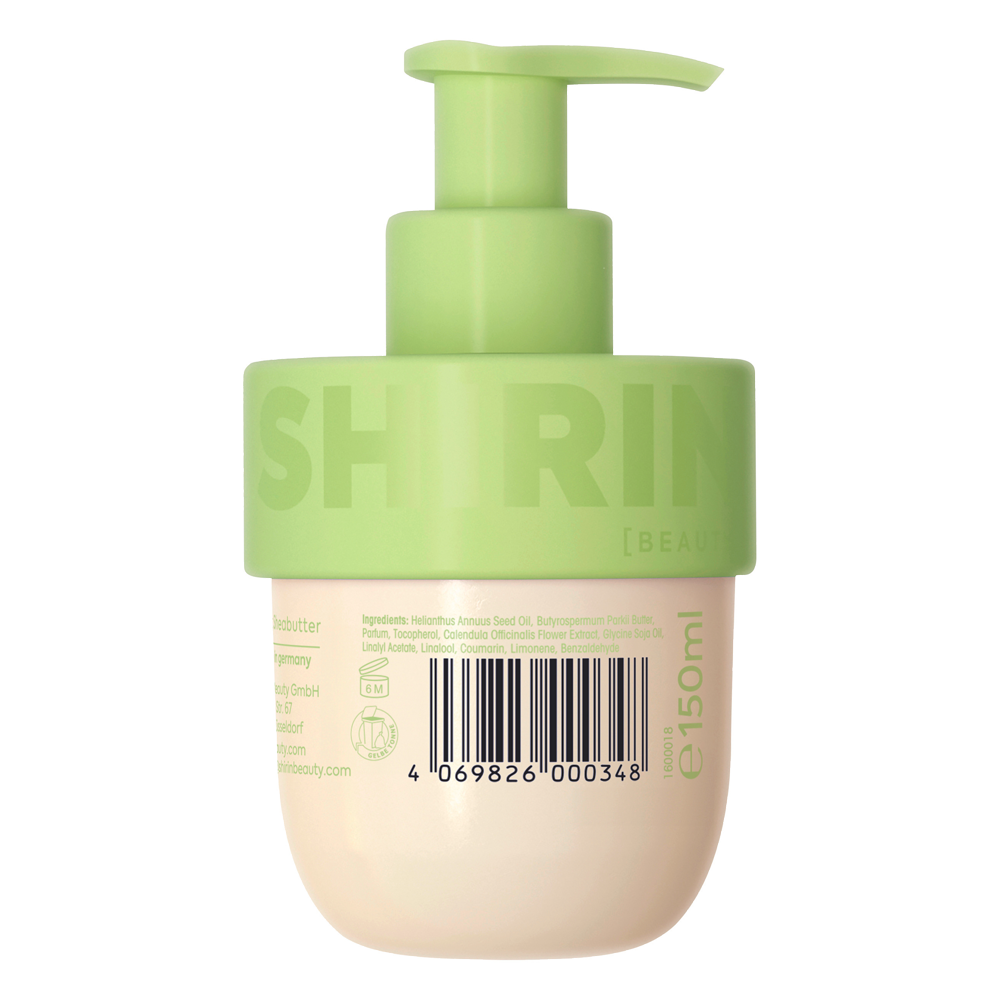 Bild: Shirin Beauty Körperöl Mango Matcha Latte
