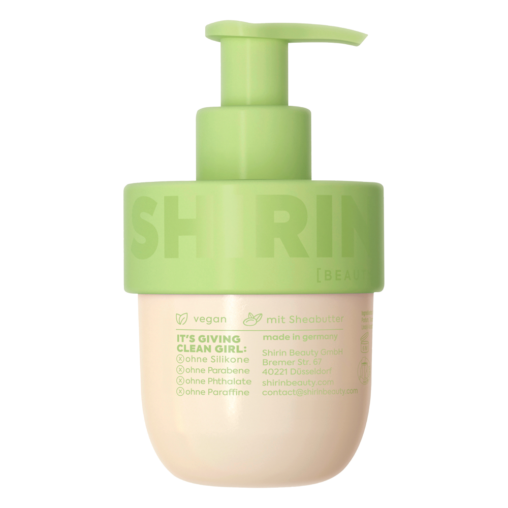 Bild: Shirin Beauty Körperöl Mango Matcha Latte
