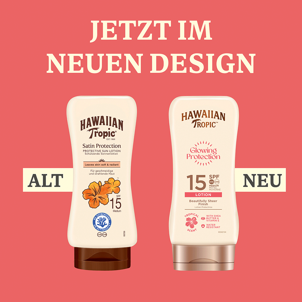 Bild: Hawaiian Tropic Glowing Protection Lotion LSF 15