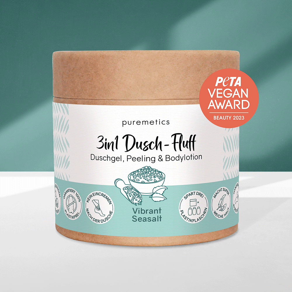 Bild: puremetics 3in1 Dusch Fluff Vibrant Seasalt