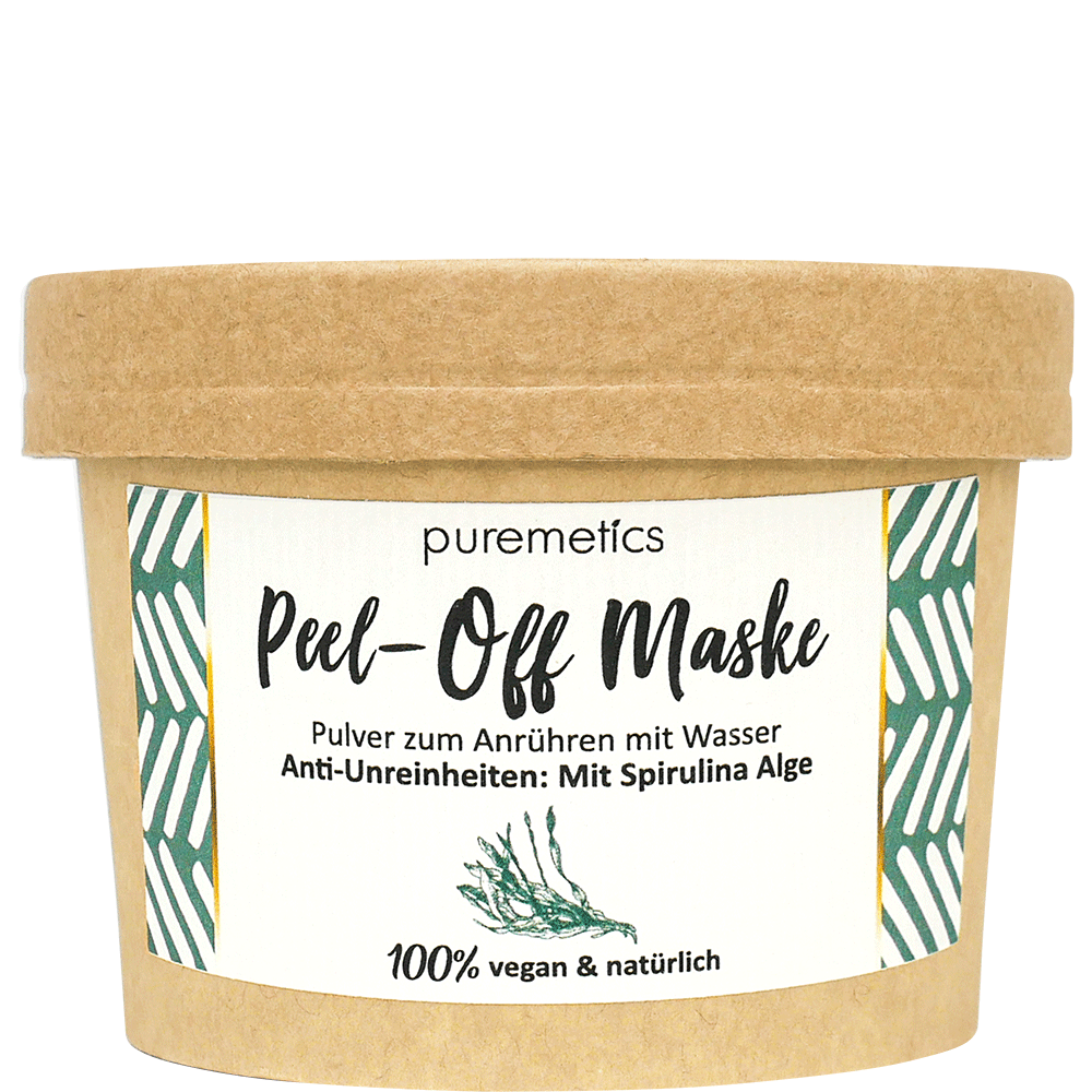 Bild: puremetics Peel-Off Gesichtsmaske Anti Unreinheiten mit Spirulina