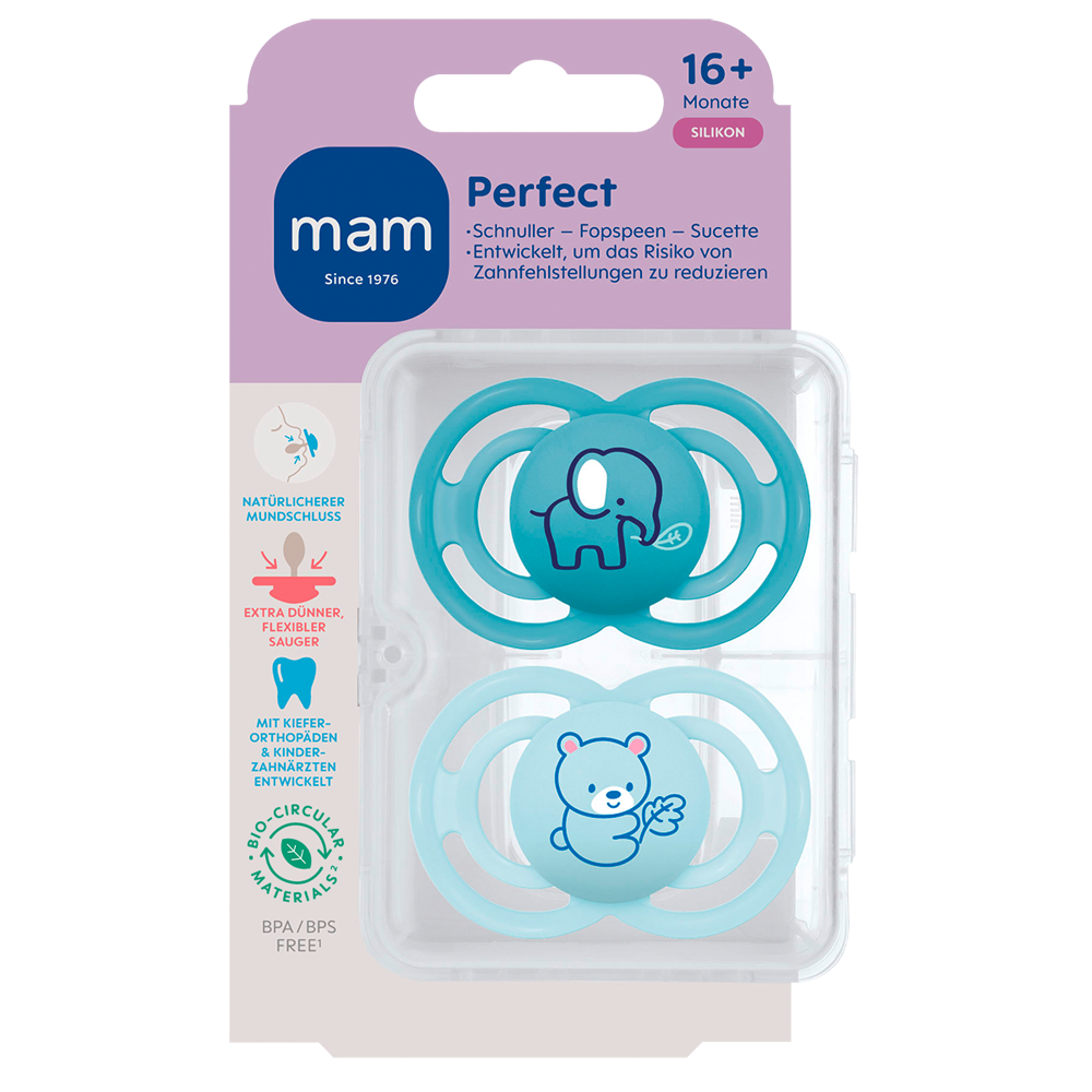 Bild: MAM Perfect Silikon Schnuller 16+ Monate