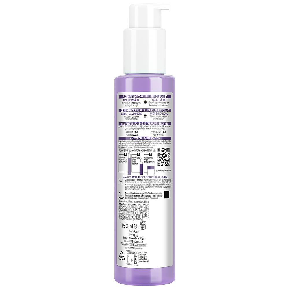 Bild: L'ORÉAL PARIS Revitalift Hydration Reinigungsgel