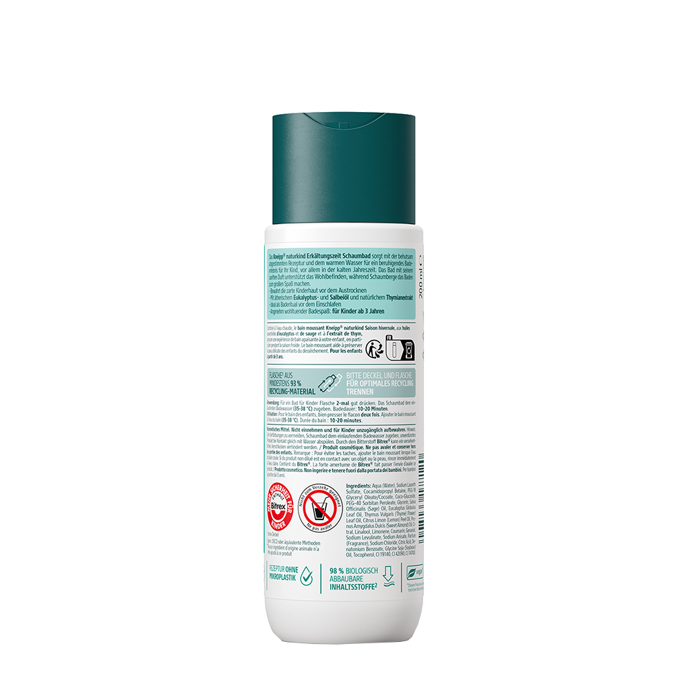 Bild: Kneipp Naturkind Schaumbad Erkältungszeit