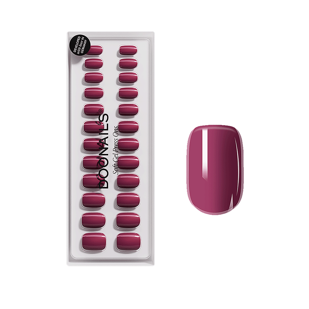 Bild: DOONAILS Soft Press Ons Short Square Bubblegum