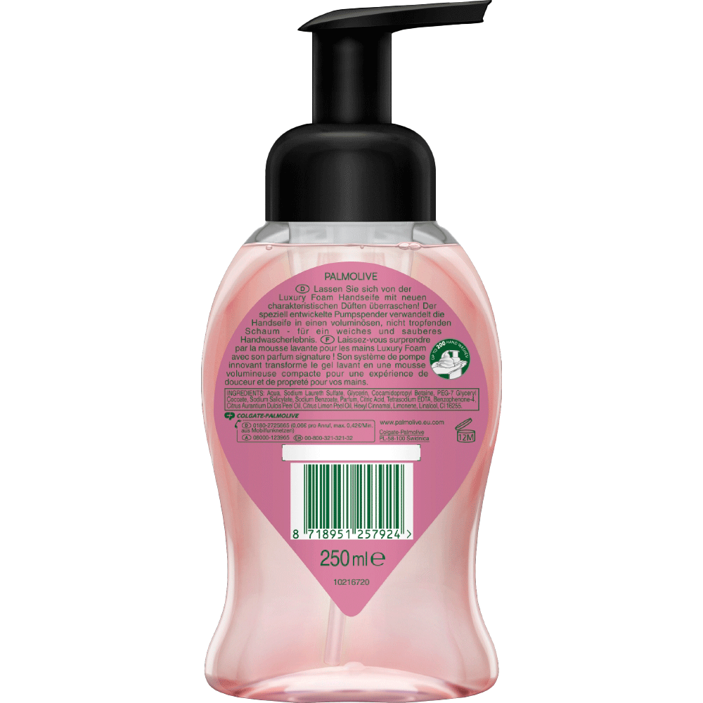Bild: Palmolive Luxury Foam Schaum-Handseife Himbeere & Blaubeere