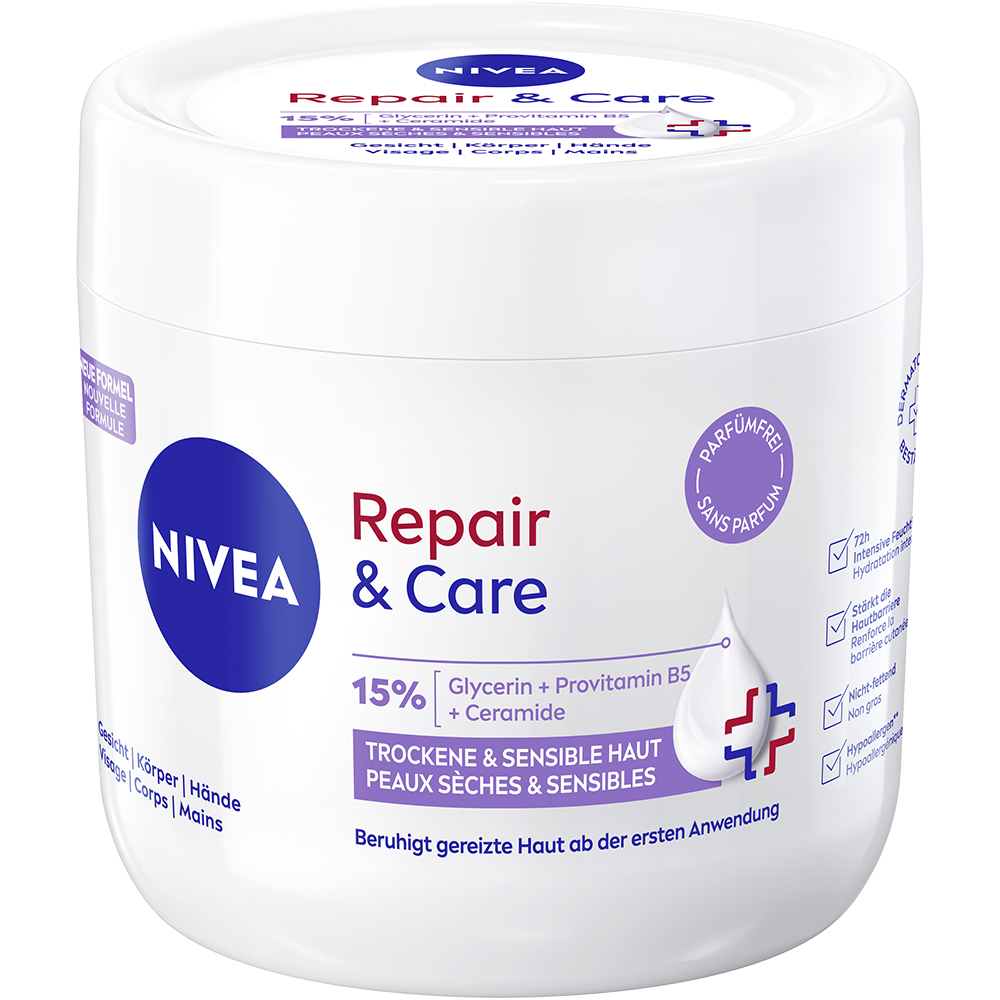 Bild: NIVEA Creme Repair and Care Sensitive