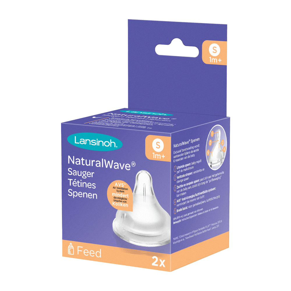 Bild: Lansinoh Natural Wave Sauger 1+ Monat