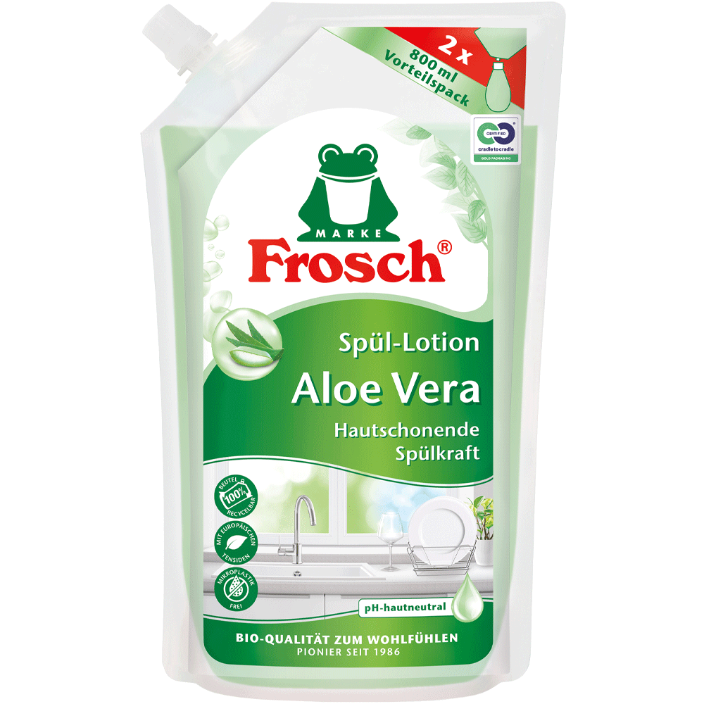Bild: Frosch Sensitiv Spülmittel Aloe Vera Nachfüllpackung 