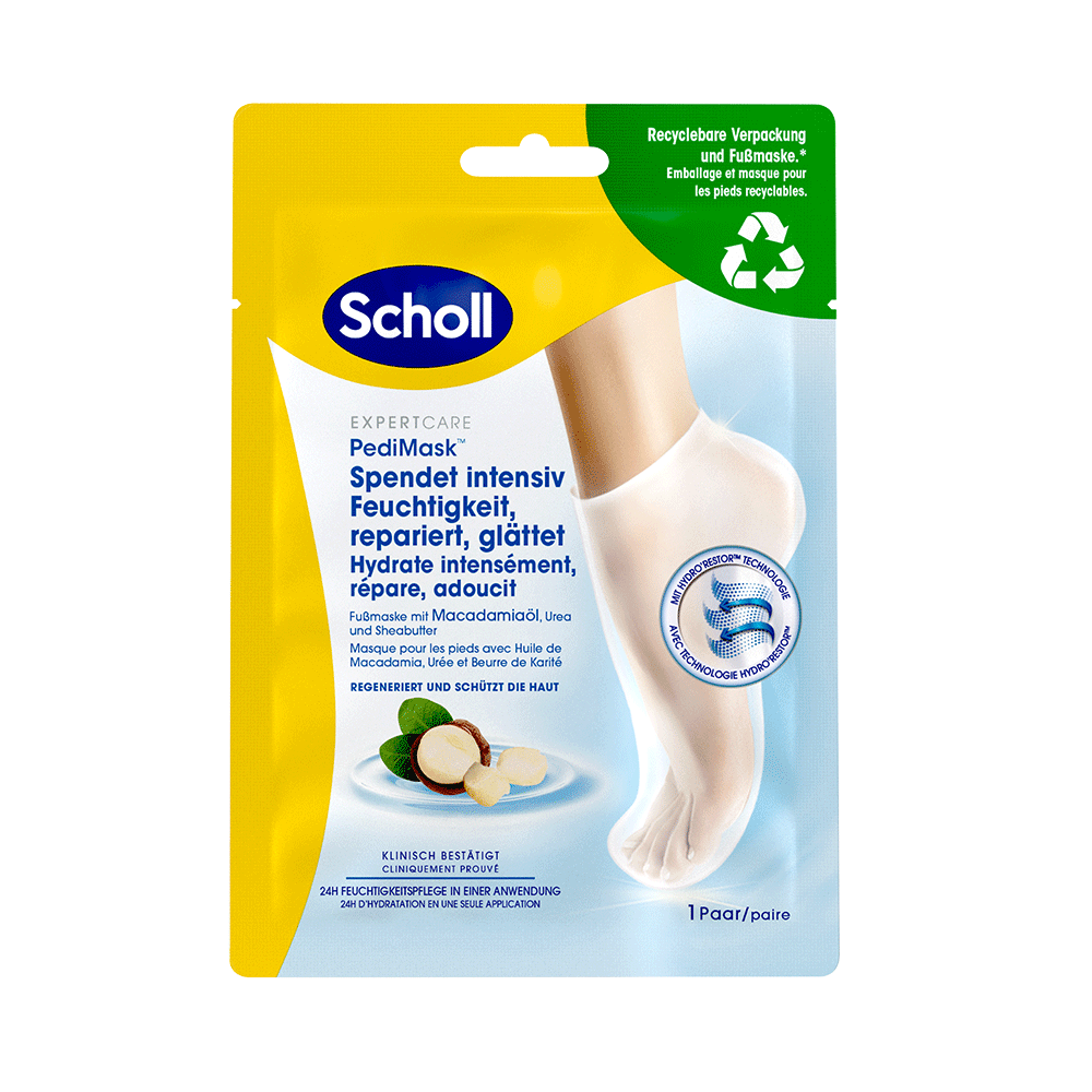 Bild: Scholl Intensiv pflegende Fußmaske in Socken