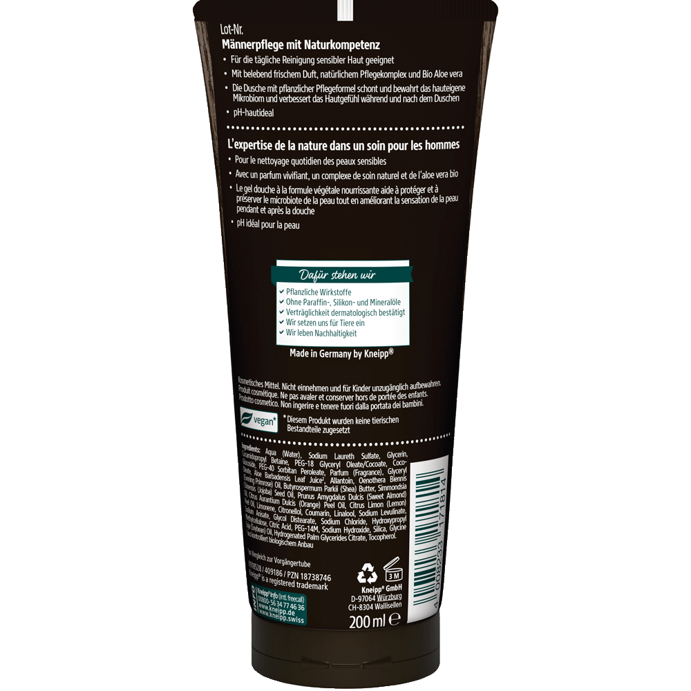 Bild: Kneipp Men 3in1 Dusche Frisch und Sensitiv 