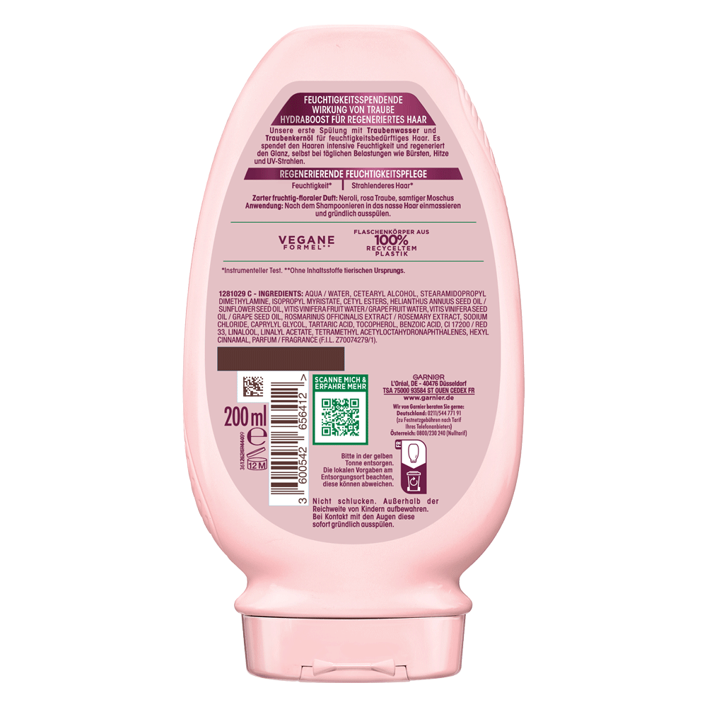 Bild: GARNIER Wahre Schätze Traube Hydraboost Spülung