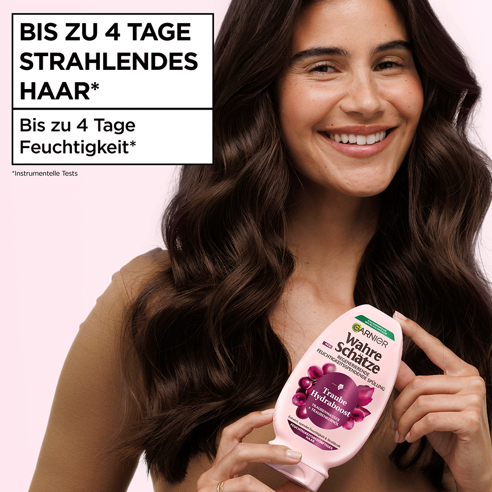Bild: GARNIER Wahre Schätze Traube Hydraboost Spülung