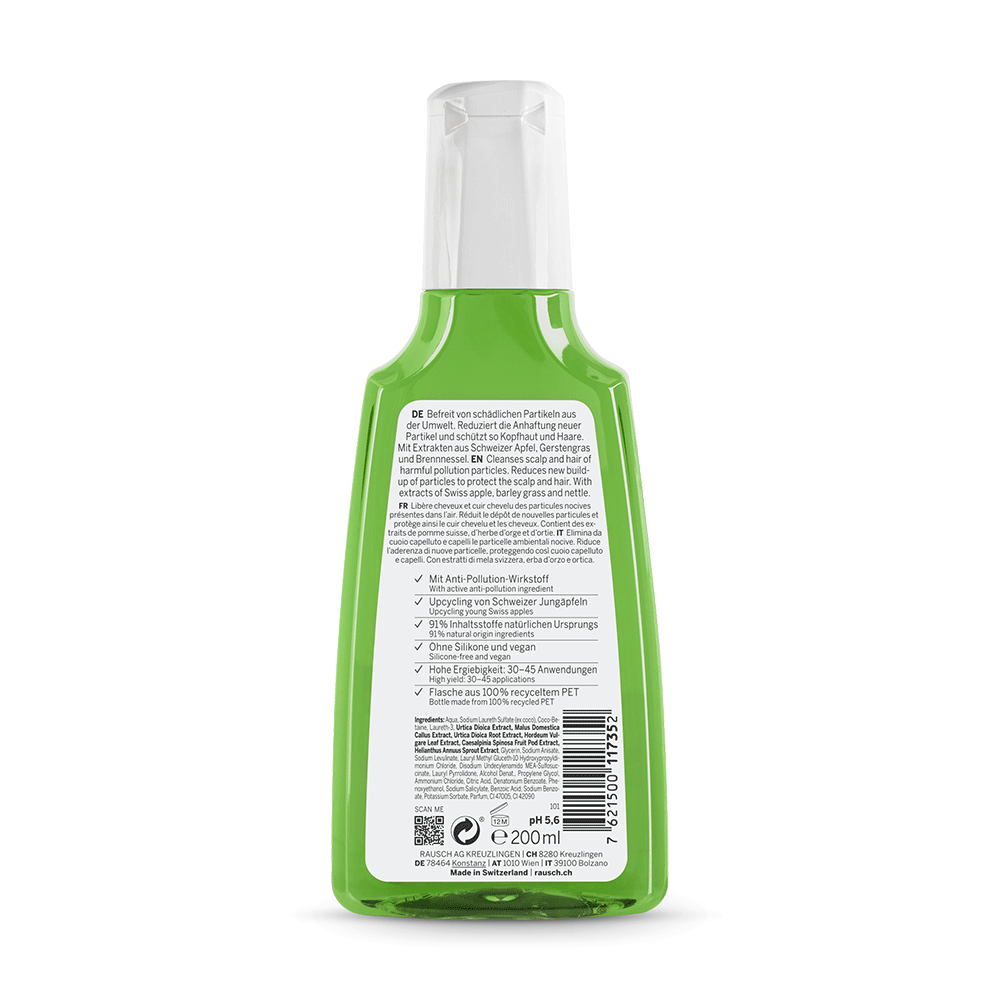Bild: RAUSCH Anti Pollution Shampoo Schweizer Apfel