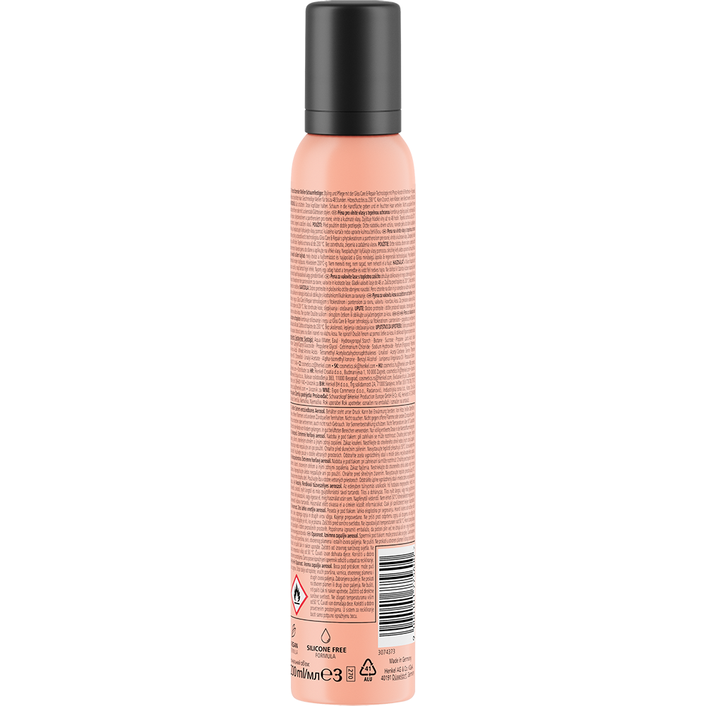 Bild: Schwarzkopf taft X Gliss Heat Protecting Wave Mousse Wavy Baby