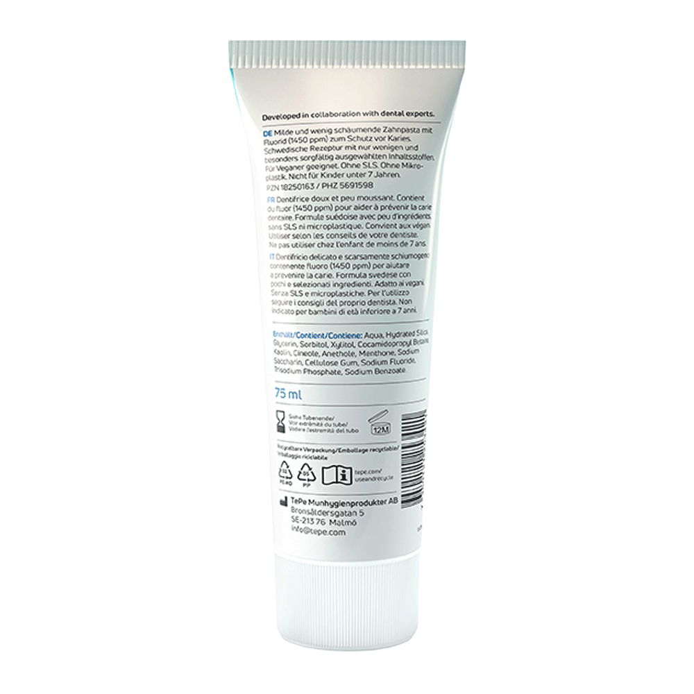 Bild: TePe Zahncreme