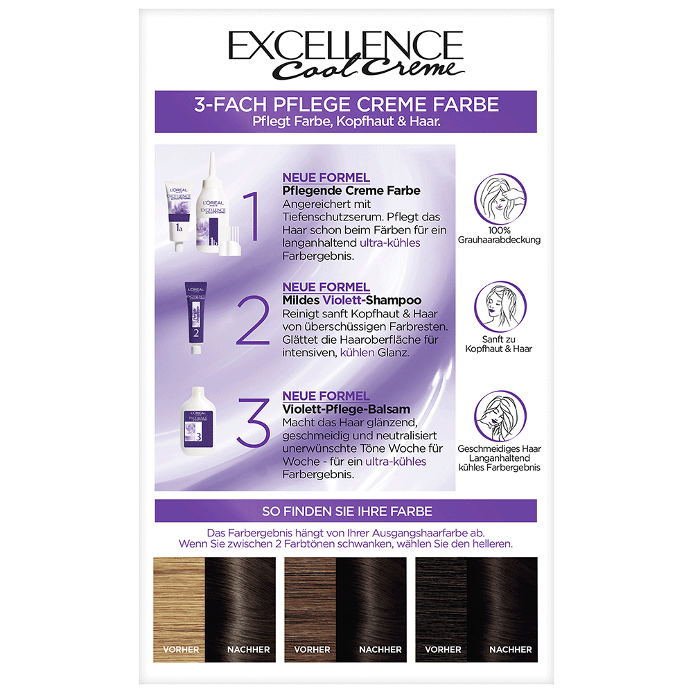 Bild: L'ORÉAL PARIS Excellence Cool Creme Coloration 
