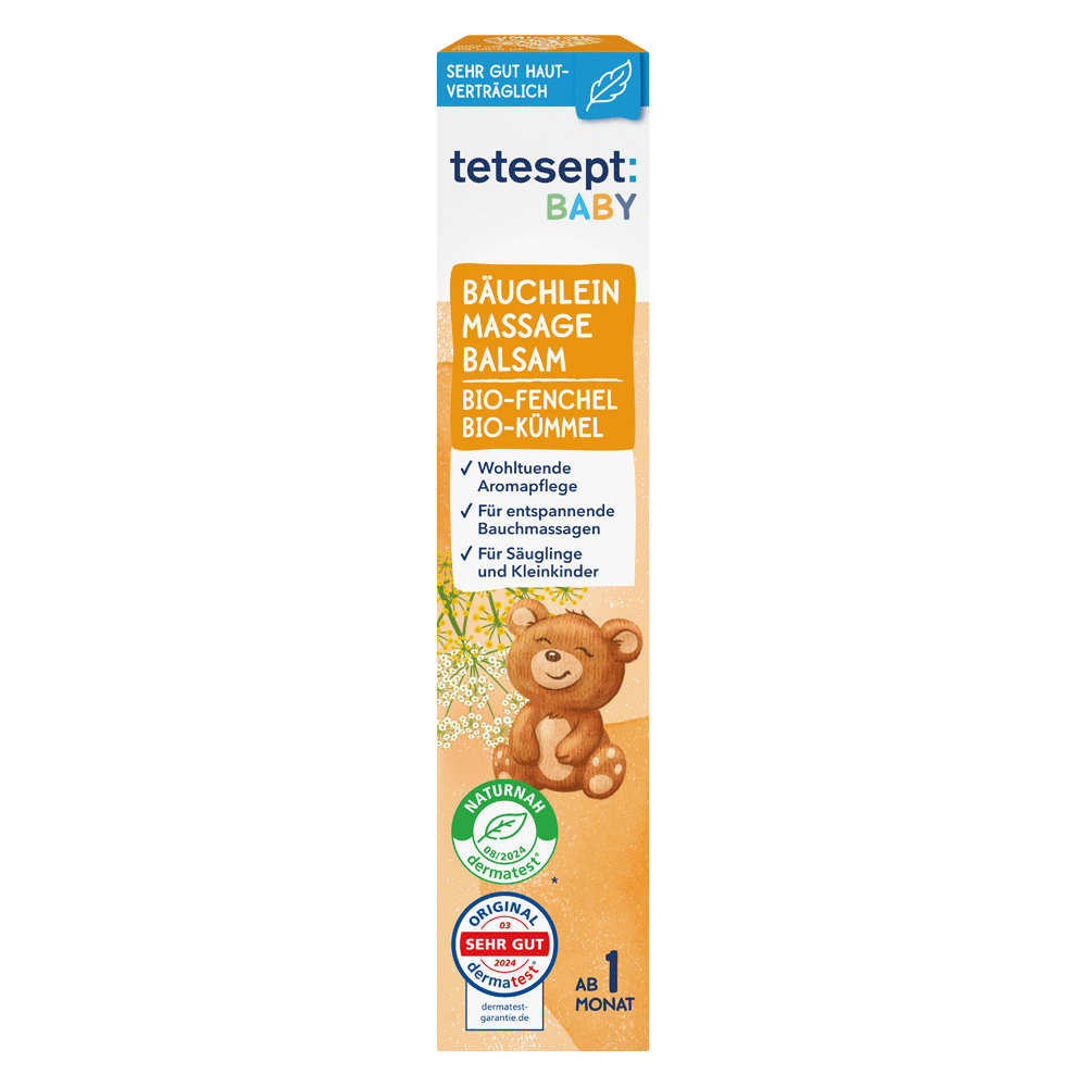 Bild: tetesept: Bäuchlein Massage Balm