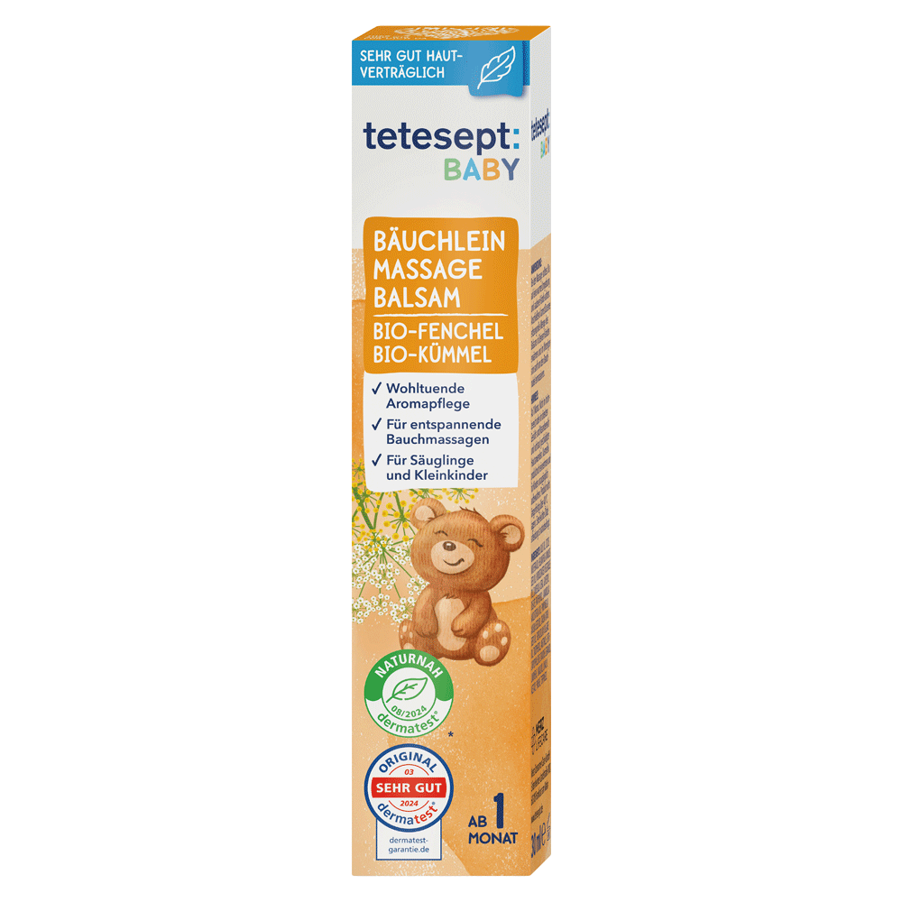 Bild: tetesept: Bäuchlein Massage Balm