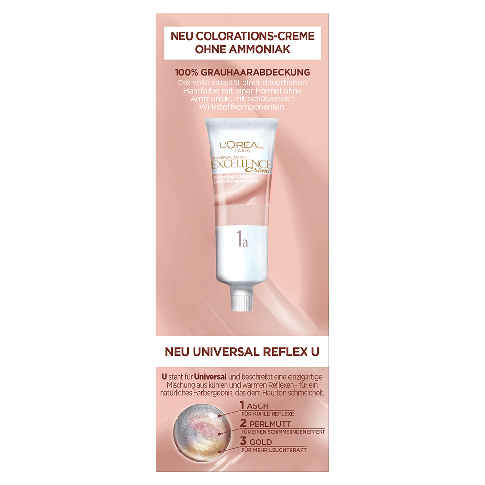 Bild: L'ORÉAL PARIS Excellence Haarcoloration Universale Nude-Töne dunkelblond