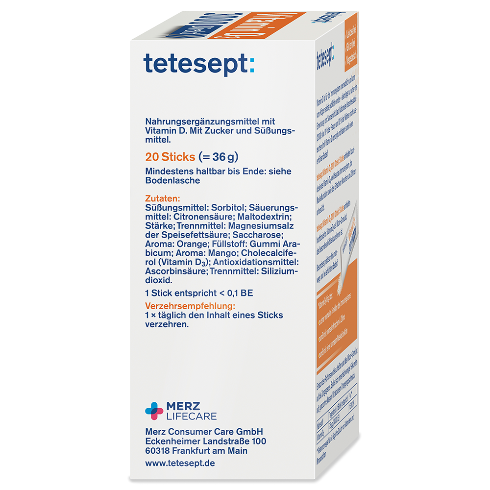 Bild: tetesept: Vitamin D3 3000 Direkt 