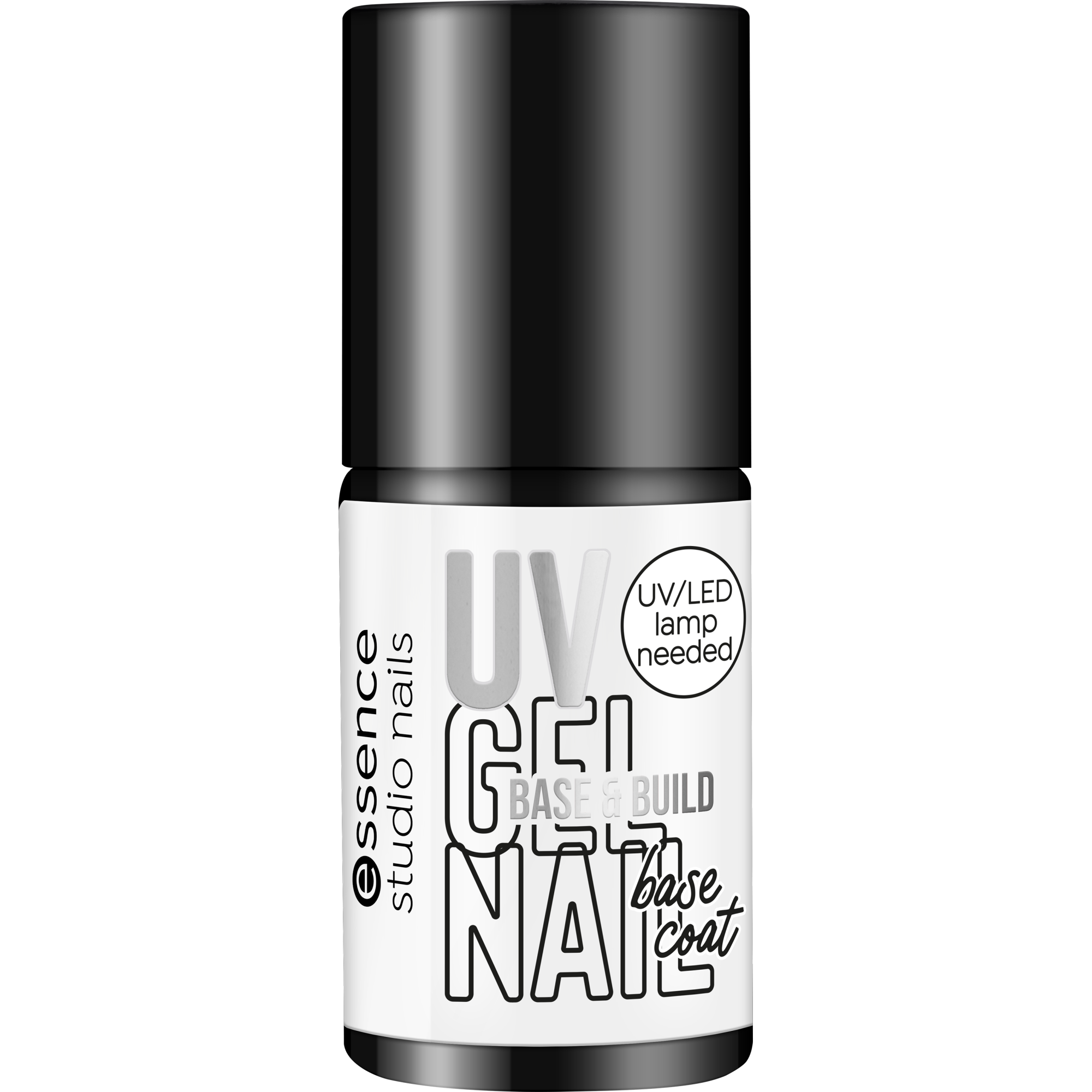 Bild: essence studio nails UV GEL NAIL BASE & BUILD base coat milky white