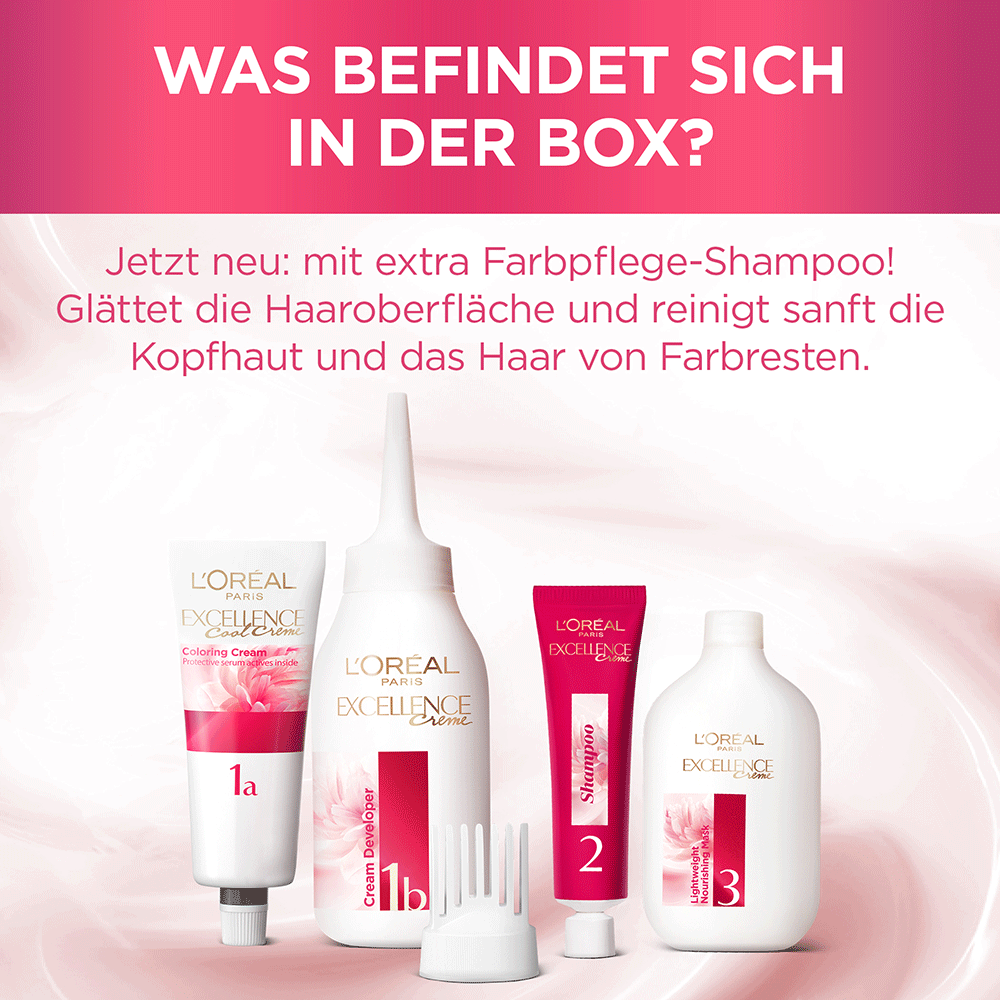 Bild: L'ORÉAL PARIS Excellence Haarcoloration Universale Nude-Töne dunkelblond