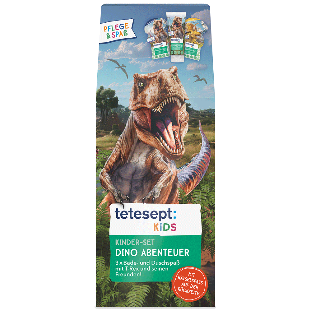 Bild: tetesept: Kids Kinder-Set Dino Abenteuer 