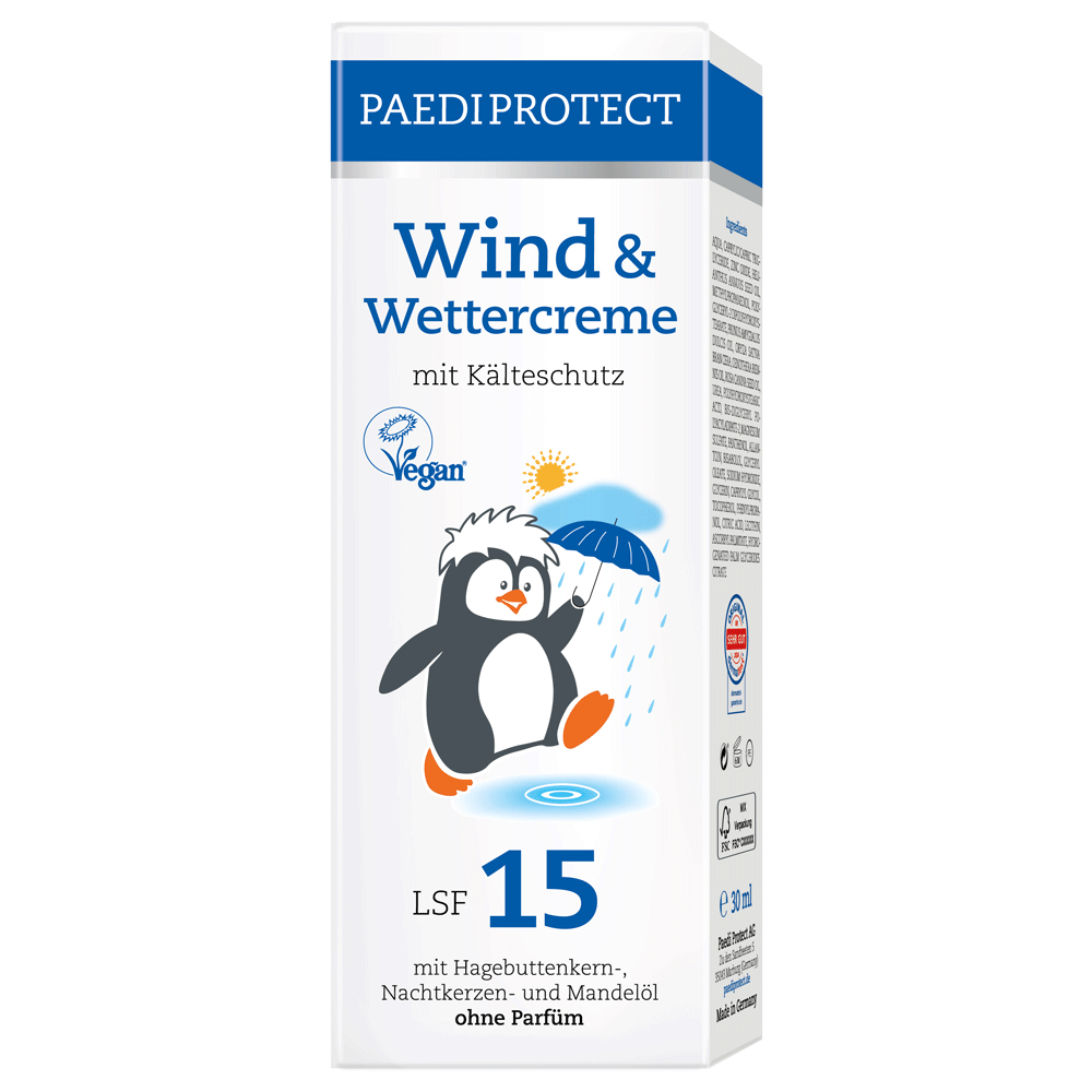 Bild: PAEDIPROTECT Wind und Wettercreme mit Kälteschutz