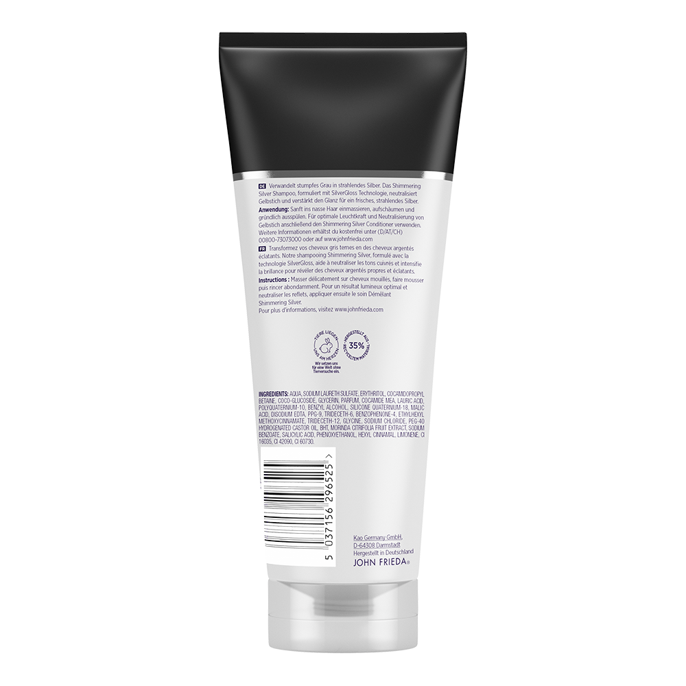 Bild: JOHN FRIEDA Shampoo Shimmering Silver 