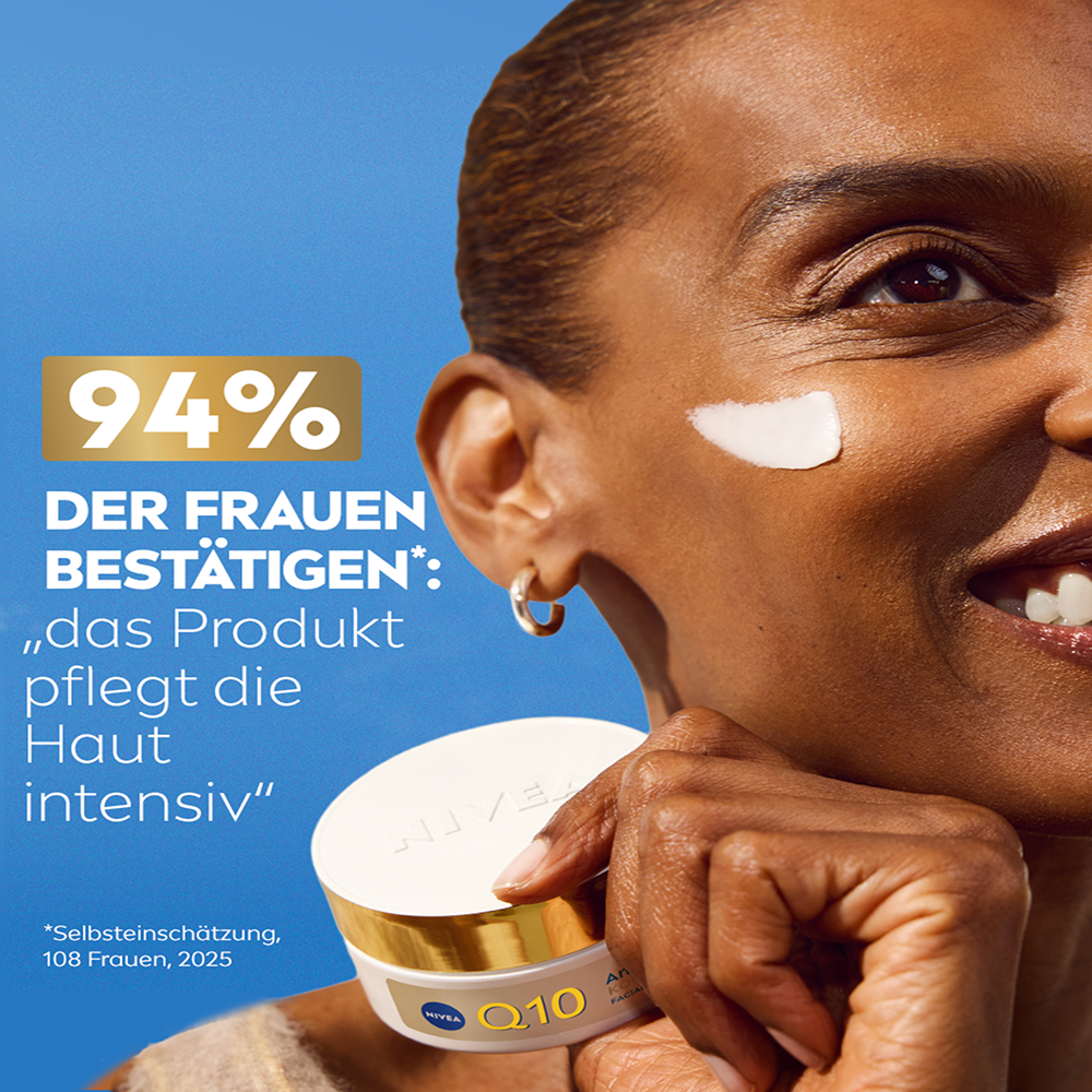 Bild: NIVEA Q10 Anti Falten Kollagen Experte Facial Butter Tag und Nacht