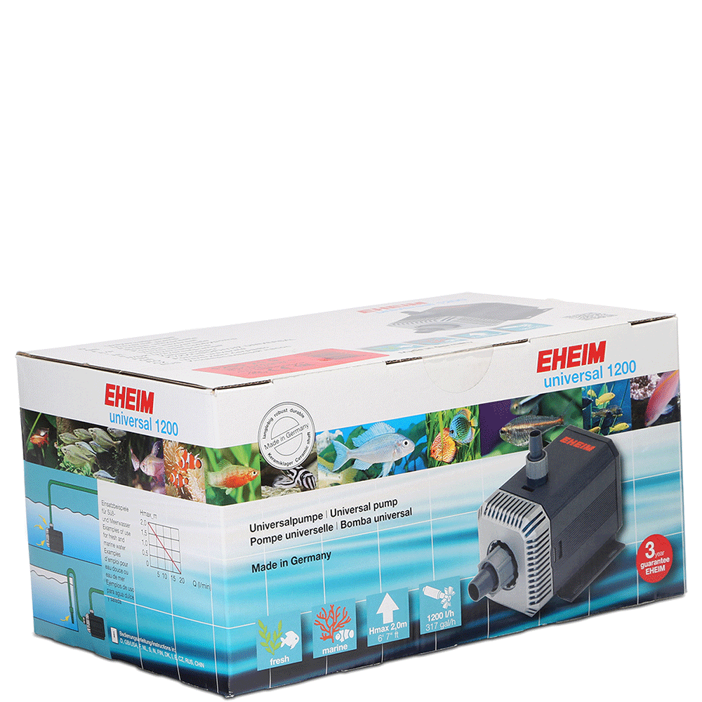Bild: EHEIM Aquarien Universalpumpe 1200 -1250