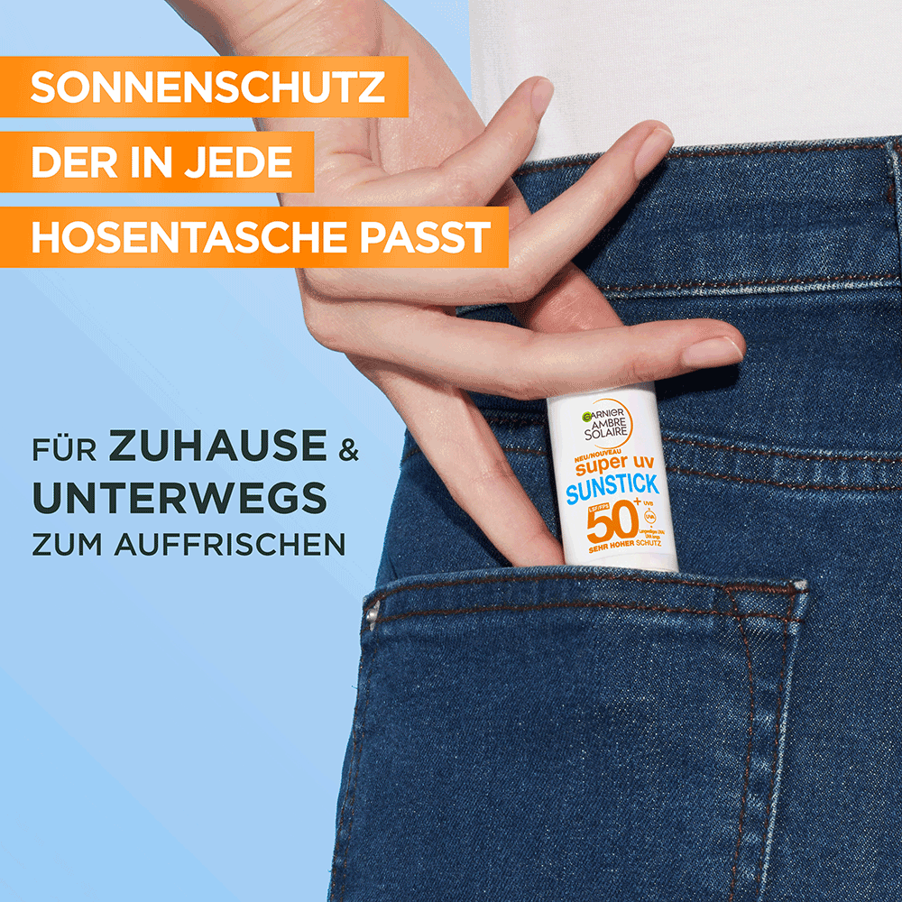 Bild: GARNIER AMBRE SOLAIRE Super UV Sunstick LSF 50+ 