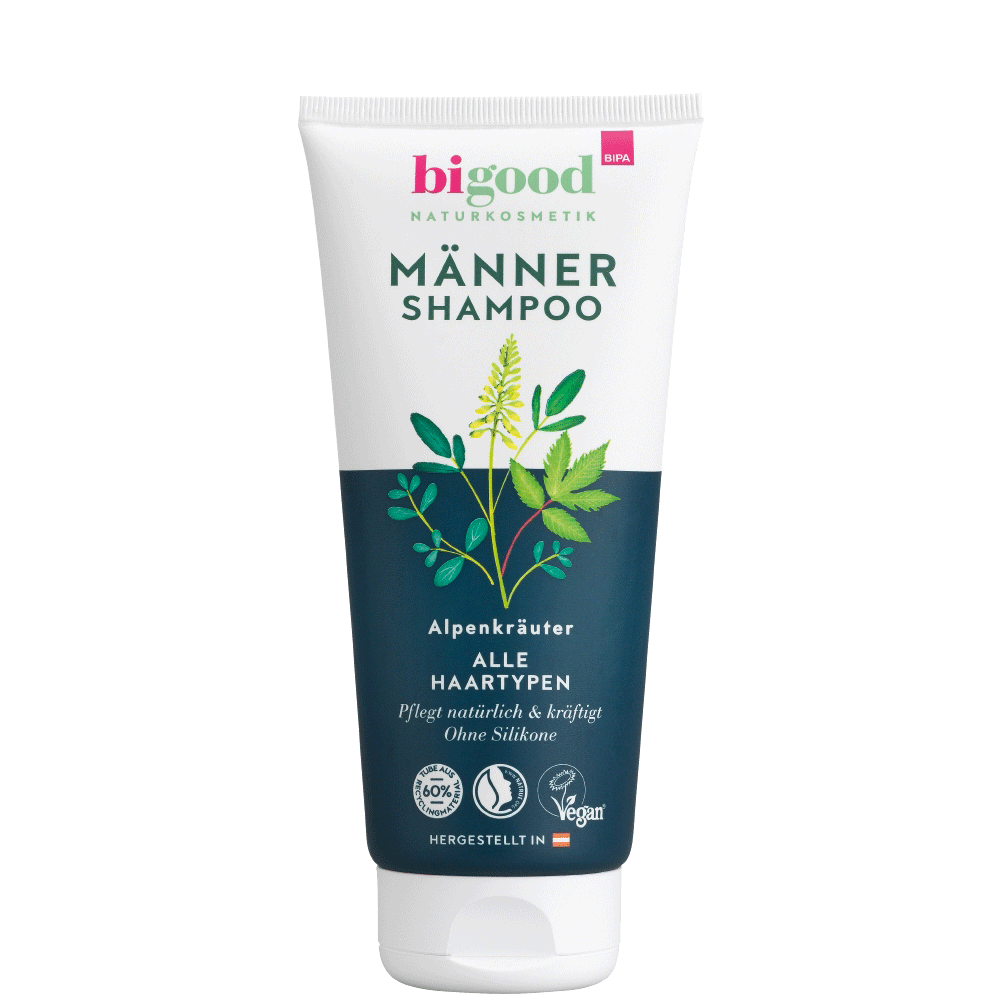 Bild: bi good Natürliches Männer Shampoo Alpenkräuter
