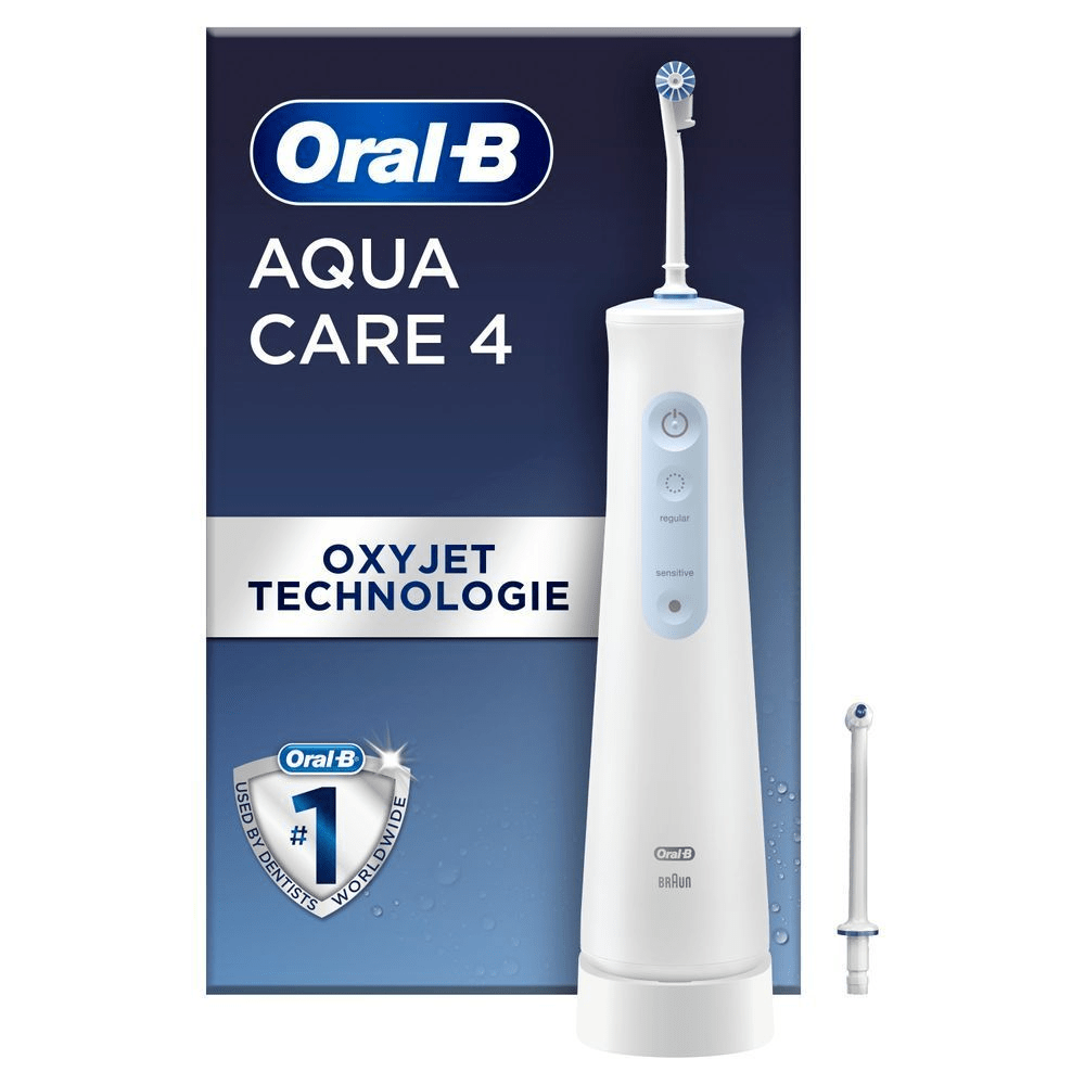 Bild: Oral-B AquaCare 4 Kabellose Munddusche, Weiß/Blau