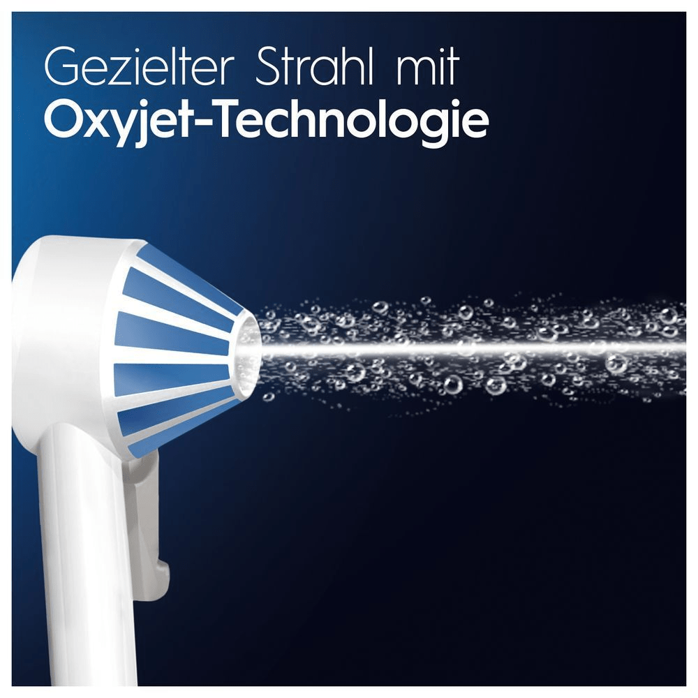 Bild: Oral-B AquaCare 4 Kabellose Munddusche, Weiß/Blau