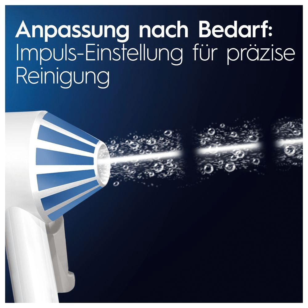 Bild: Oral-B AquaCare 4 Kabellose Munddusche, Weiß/Blau
