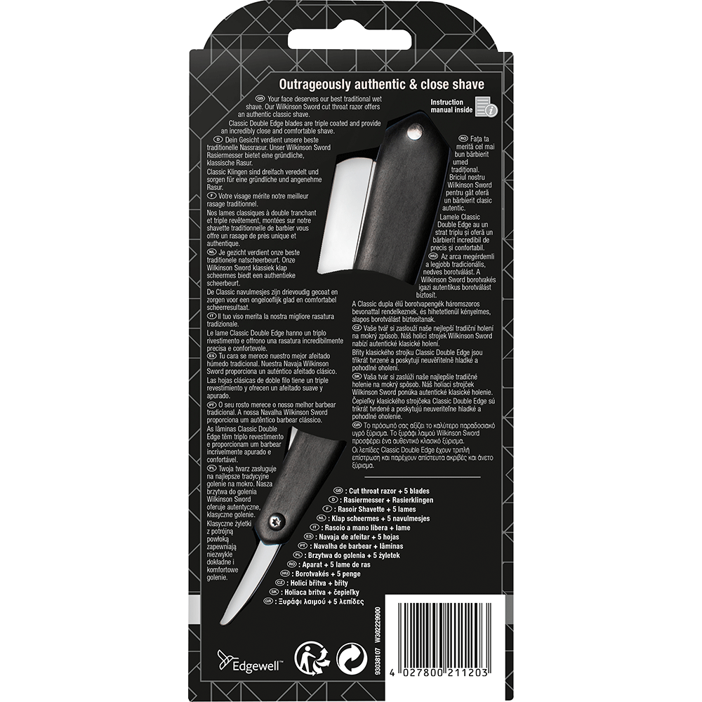 Bild: Wilkinson Sword Barber's Style Rasiermesser 