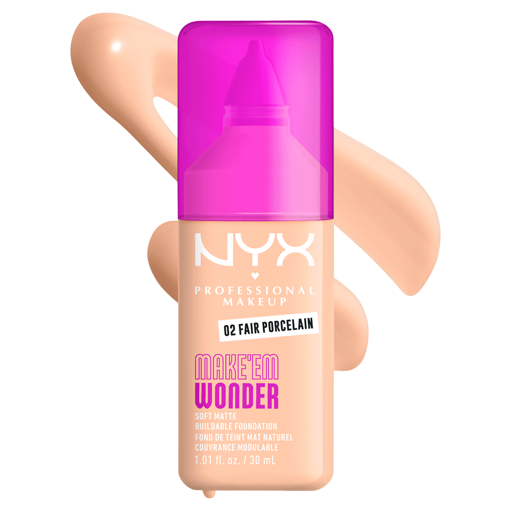 Bild: NYX Professional Make-up Make EM Wonder Foundation Fair Porcelain 2