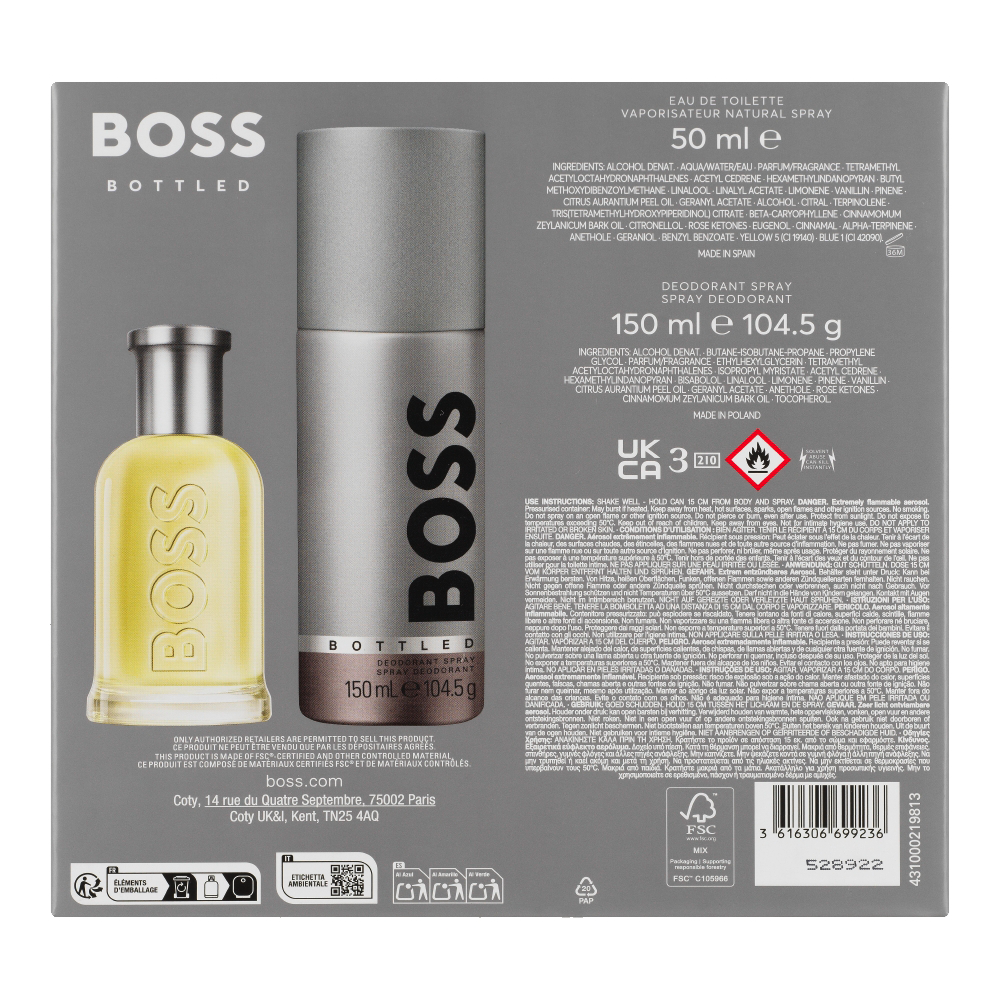 Bild: Hugo Boss Bottled Geschenkset