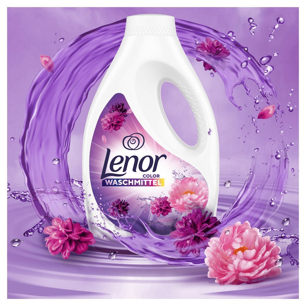 Bild: Lenor Flüssigwaschmittel Amethyst Blütentraum
