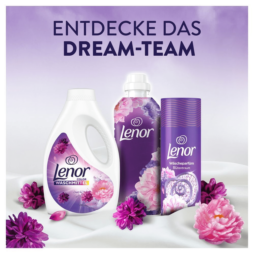 Bild: Lenor Flüssigwaschmittel Amethyst Blütentraum
