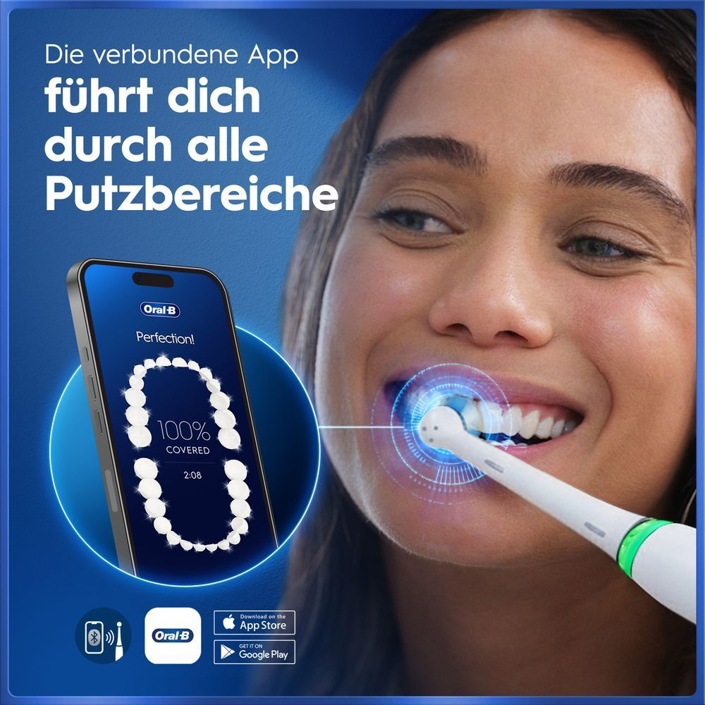 Bild: Oral-B iO Series 5 Elektrische Zahnbürste, Quite Qhite